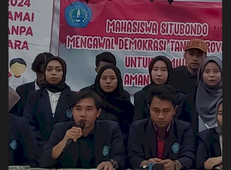 BEM Situbondo Sebut Black Campaign dan Berita Bohong Bertolak Belakang Dengan Isi Deklarasi Pemilu Damai